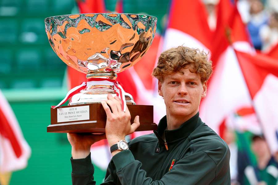 Jannik Sinner está em grande fase na atual temporada