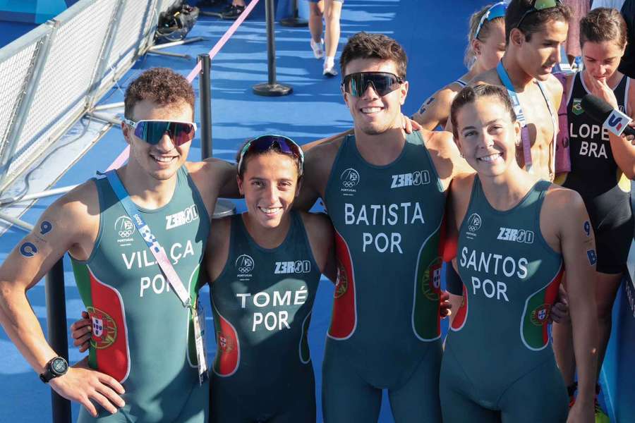 Melanie Santos fez parte da equipa nacional de Triatlo