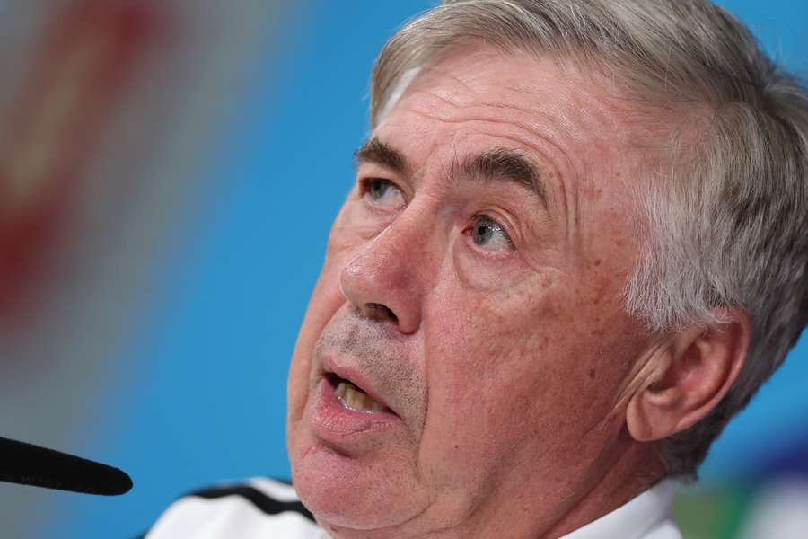 Ancelotti speaks to the media