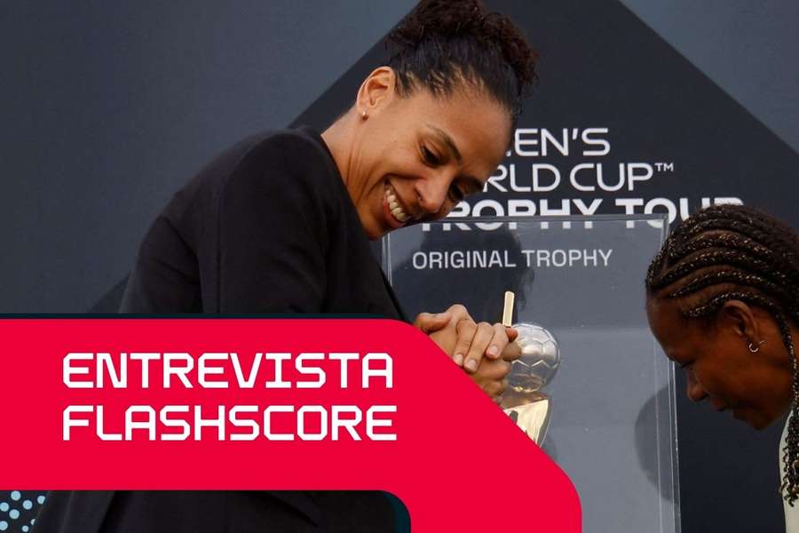 Aline Pellegrino é uma das caras deste Mundial Aline Pellegrino é uma das caras deste Mundial