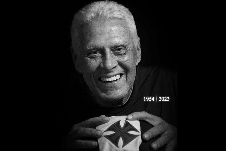 Roberto Dinamite faleceu este domingo, aos 68 anos