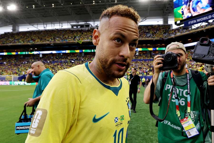 Neymar voltou a jogar pela seleção brasileira em Miami
