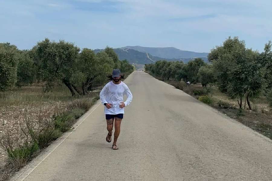 Jesús, durante la larga travesía