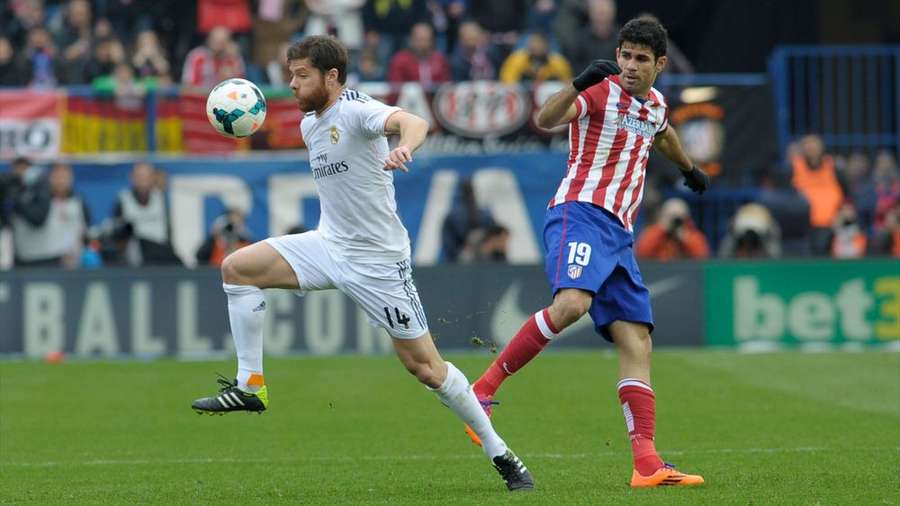 Xabi Alonso in action for Real Madrid