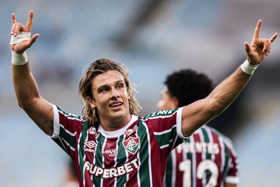 Canobbio fez dois golos no Fluminense - Volta Redonda