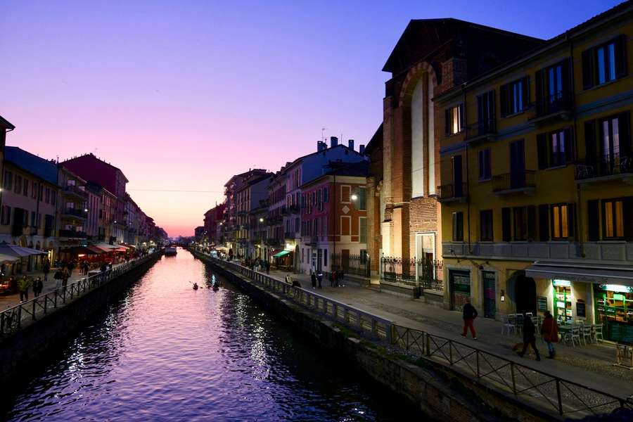 The stabbing occurred the Milan's canal district