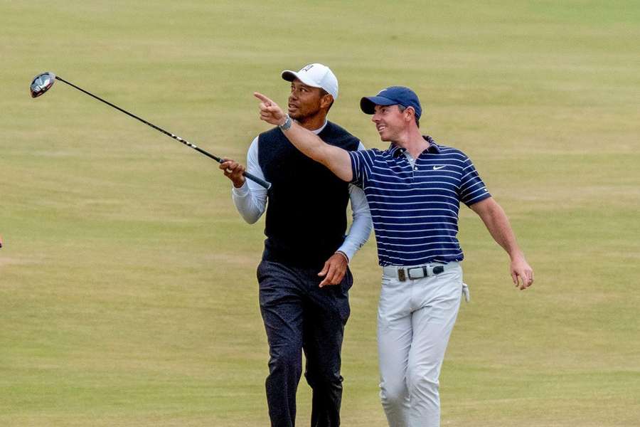 McIlroy and Woods at St Andrews 