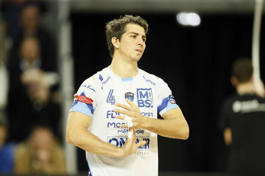 Diego Simonet avec Montpellier en 2025.