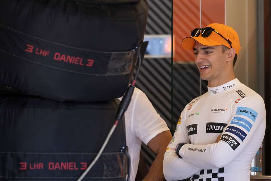 Álex Palou, en su debut con McLaren en los Libres 1 en el GP de EEUU.