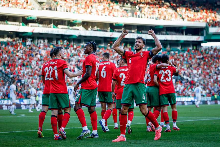 Adversários de Portugal dependentes da partida da Liga das Nações contra a Dinamarca
