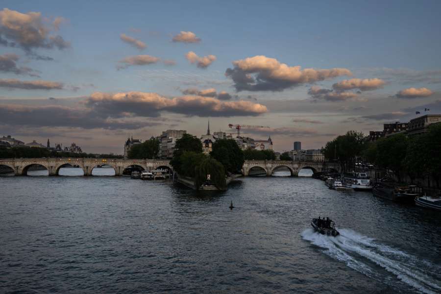 El río Sena, en París