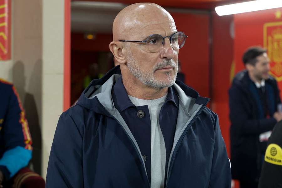 Luis de la Fuente face à la Serbie il y a trois jours.