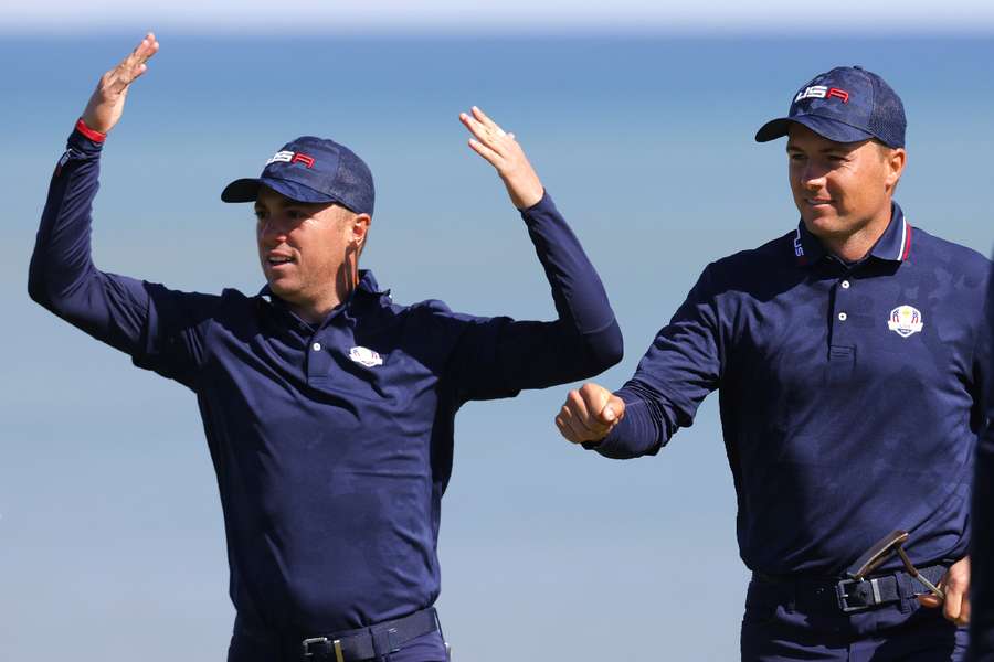 Thomas (L) and Spieth (R) have been close friends since they were young