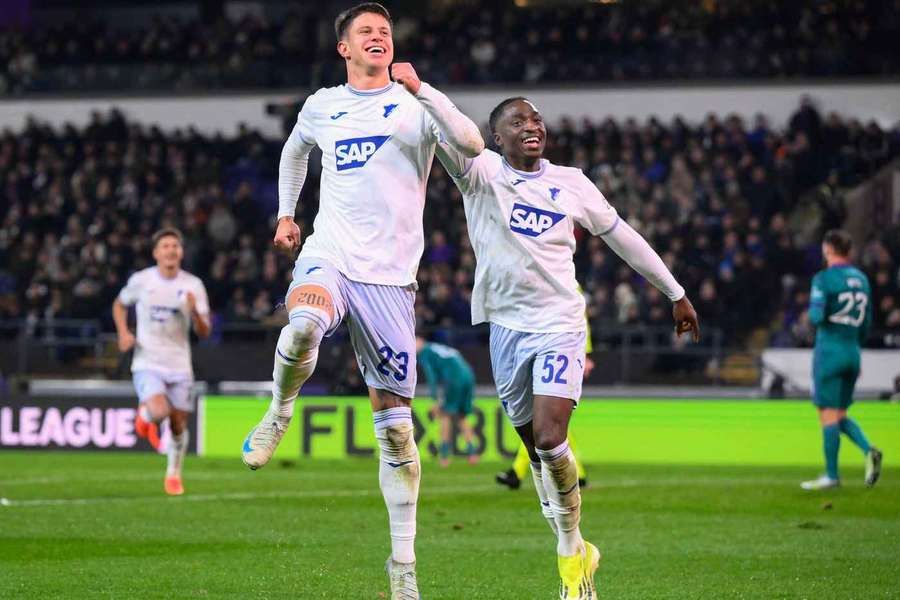 Hoffenheim porazil Anderlecht 4:3, přesto ze skupiny nepostoupil.