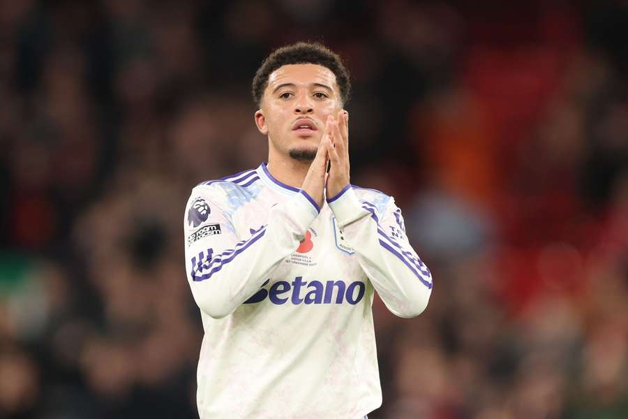 Jadon Sancho, avançado do Aston Villa