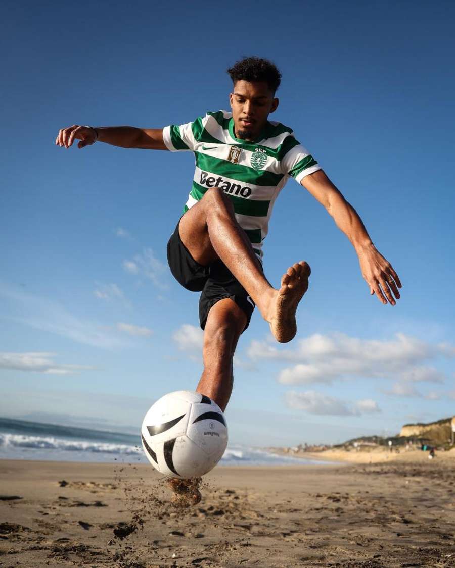 Luís Guilherme com discurso ambicioso na apresentação Luís Guilherme com discurso ambicioso na apresentação