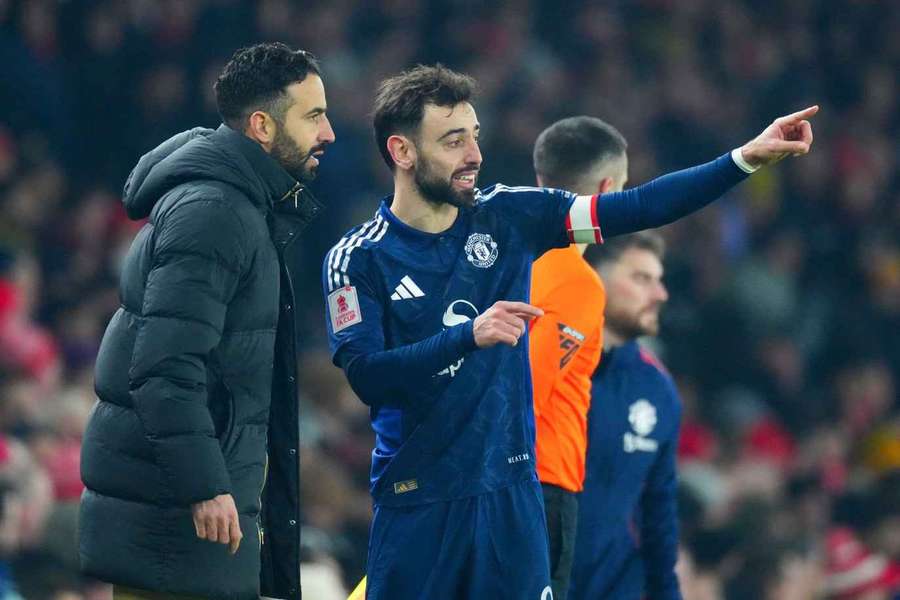 Ruben Amorim și Bruno Fernandes
