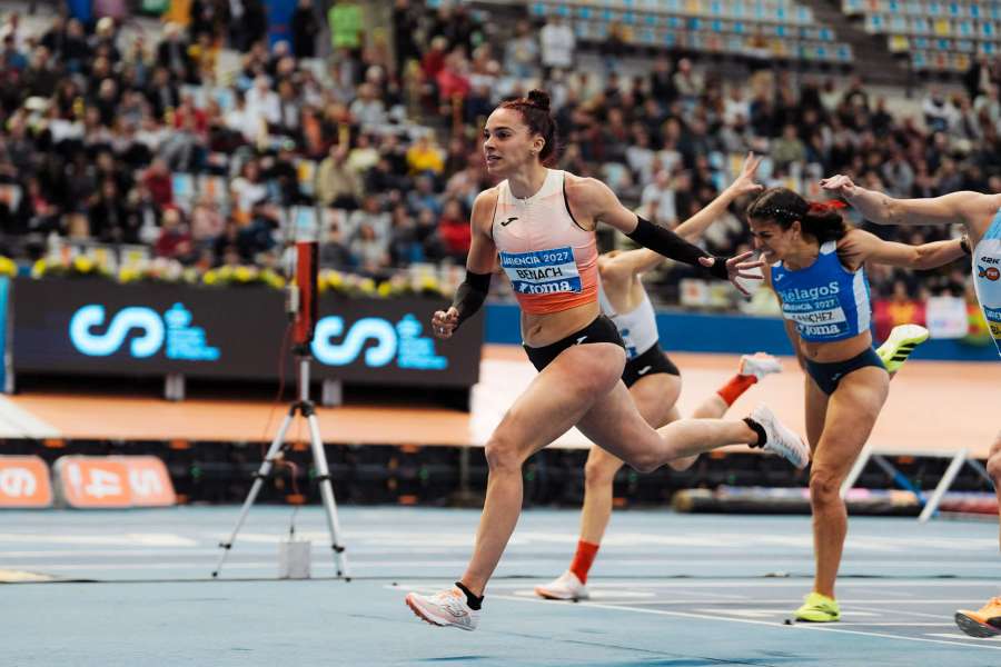 Xenia Benach, campeona de España de 60 mv
