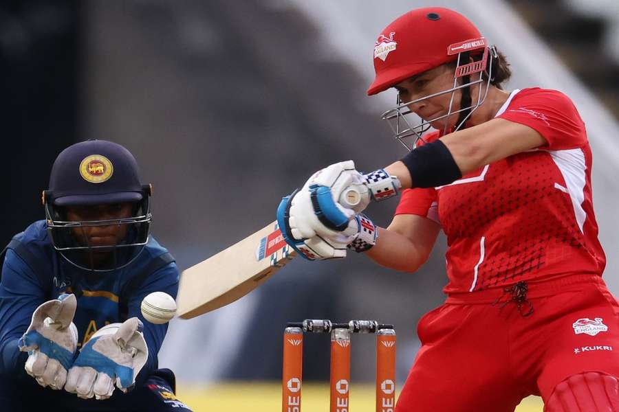 Alice Capsey in action for England