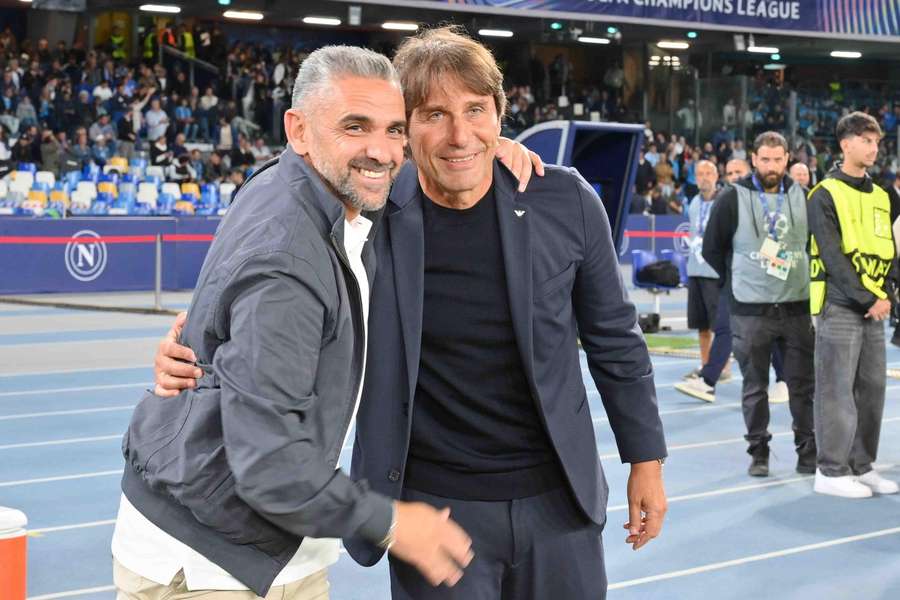 Rui Borges com Antonio Conte