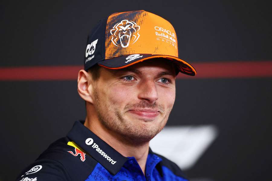 Verstappen byl v dobrém rozmaru. Verstappen byl v dobrém rozmaru.