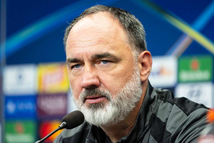 Jindřich Trpišovský čeká na své první vítězství v Lize mistrů. Jindřich Trpišovský čeká na své první vítězství v Lize mistrů.