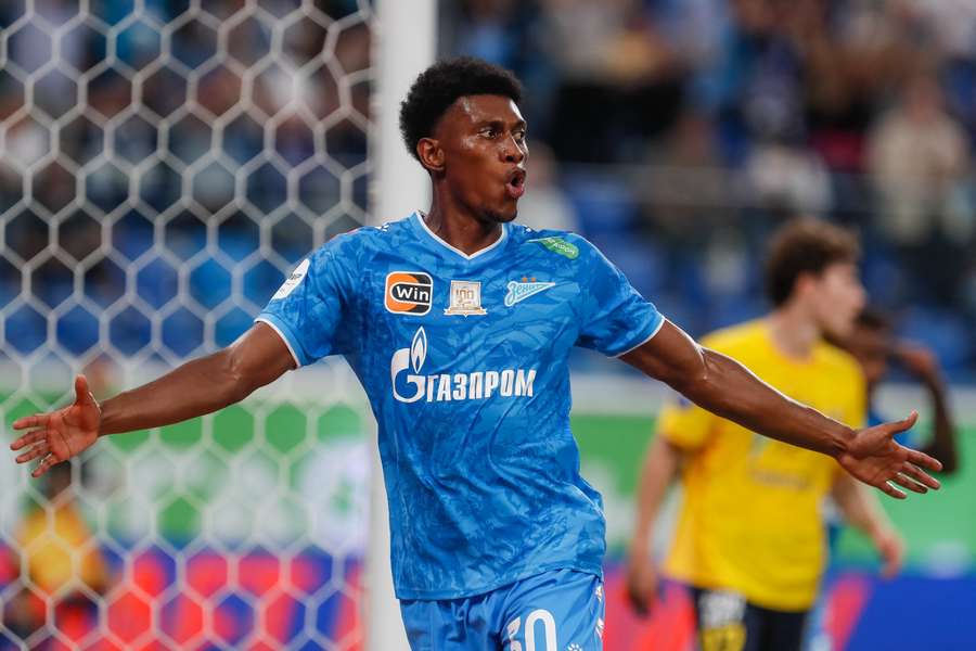 Cassierra já marcou seis gols pelo Zenit nesta temporada