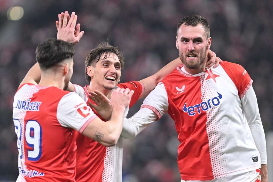 Mojmír Chytil a Tomáš Chorý nastříleli Spartě tři góly. Mojmír Chytil a Tomáš Chorý nastříleli Spartě tři góly.