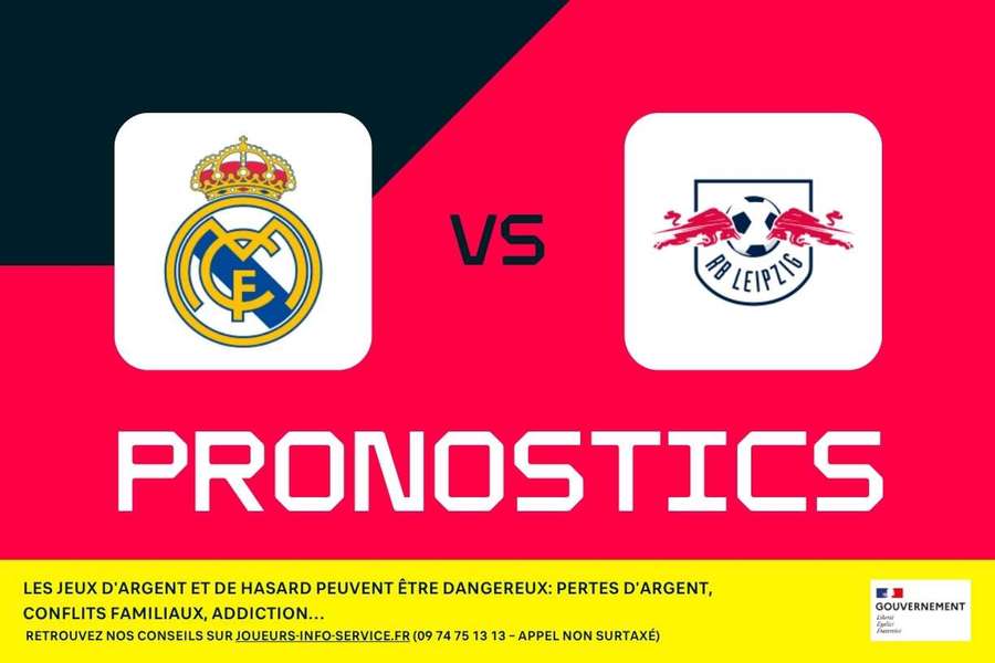Real Madrid - RB Leipzig : pronostics, meilleurs paris et cotes (Ligue des champions) Real Madrid - RB Leipzig : pronostics, meilleurs paris et cotes (Ligue des champions)