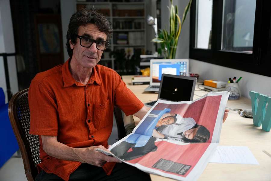 Fotograf Joan Monfort se snímkem maličkého Yamala s Messim. Fotograf Joan Monfort se snímkem maličkého Yamala s Messim.