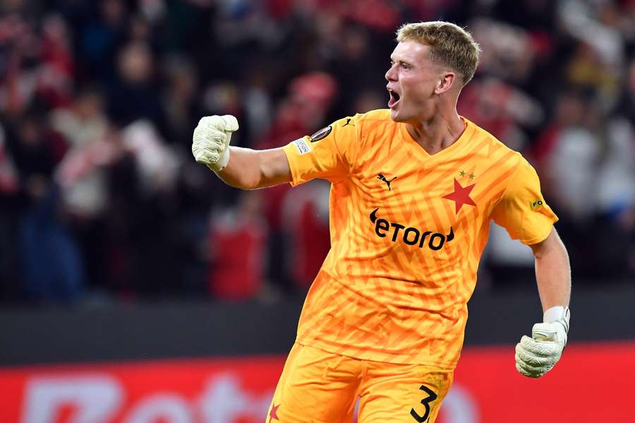Antonin Kinsky is close to joining Tottenham from Slavia Prague