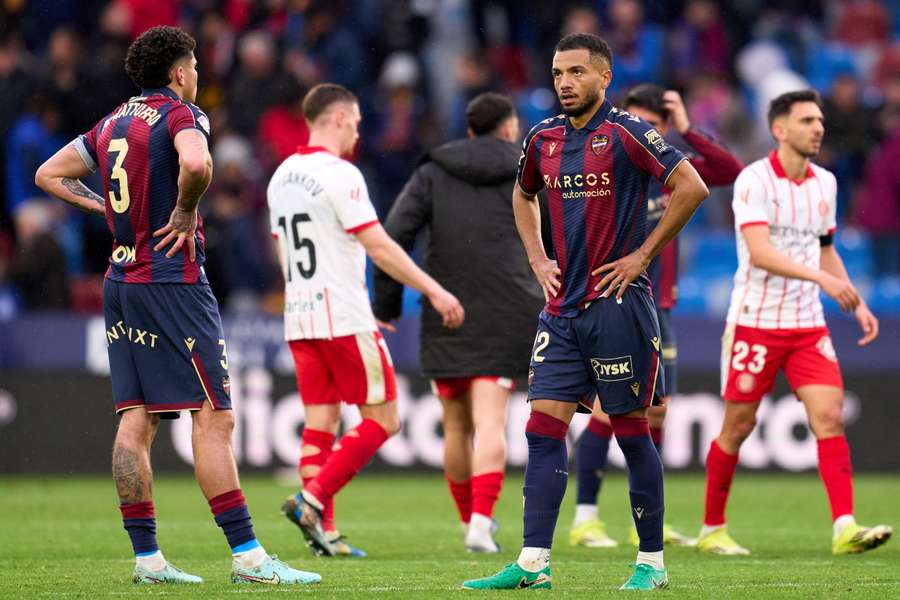 Levante deixou escapar dois pontos nos descontos