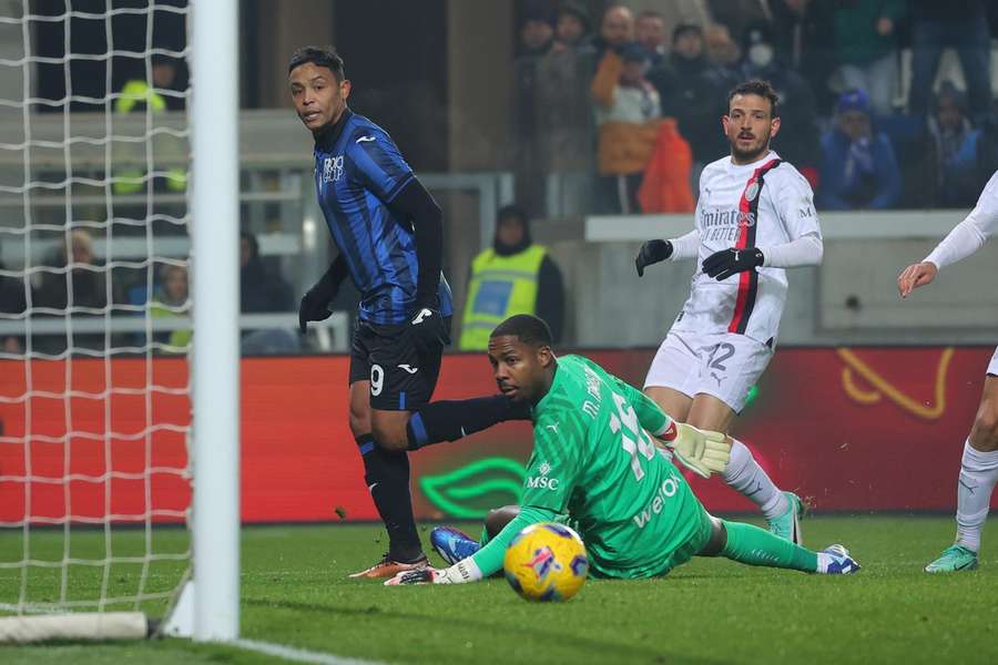 O golo de Muriel diante do AC Milan