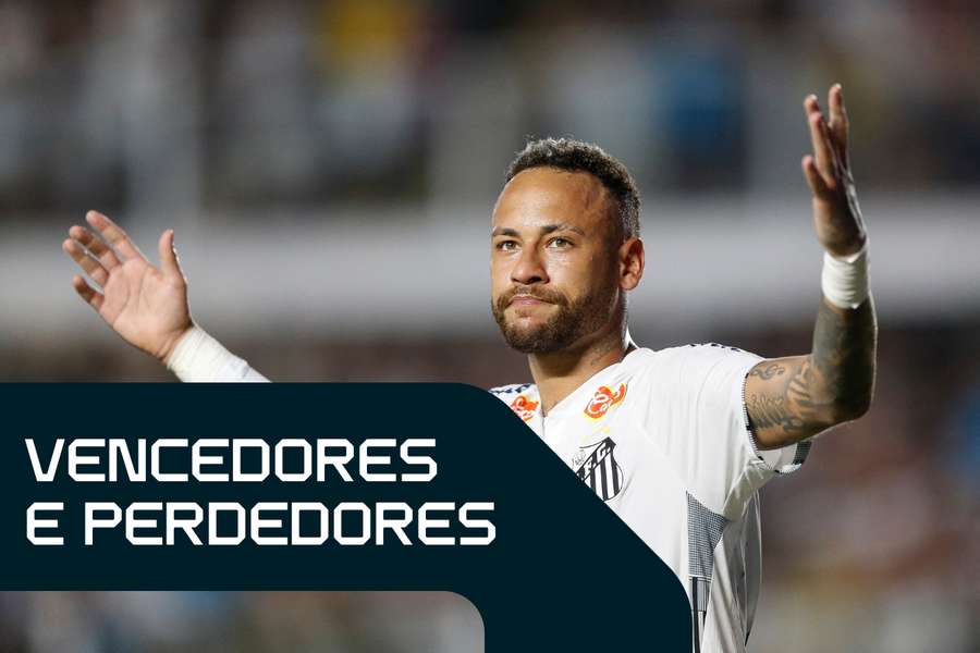 Neymar voltou a marcar com a camisa do Santos após 12 anos