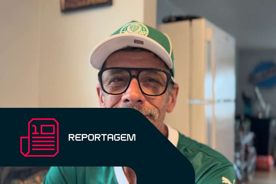 Claudenir Lebrao, fanático palmeirense de Newark, verá o Palmeiras ao vivo depois de longo período como imigrante nos Estados Unidos