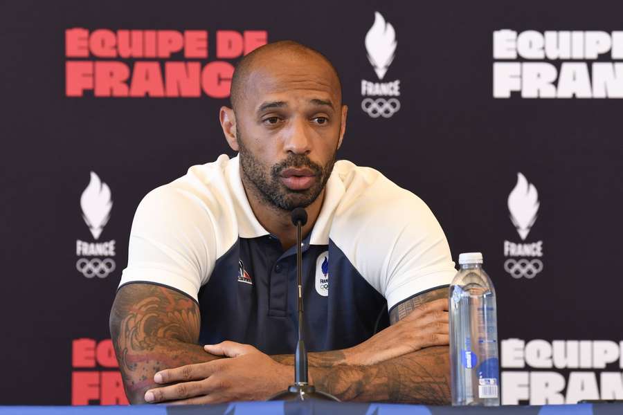 Thierry Henry is de coach van het Franse olympisch voetbalteam