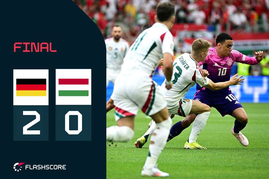 Alemania y Hungría se midieron en la segunda jornada 