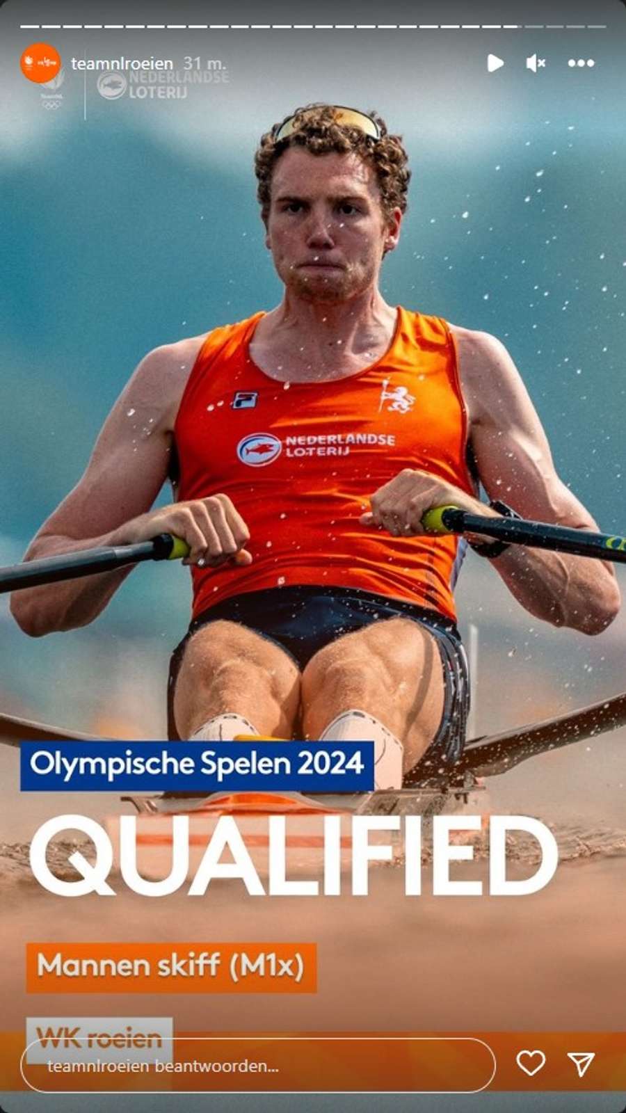 Simon van Dorp plaatst zich voor de Olympische Spelen