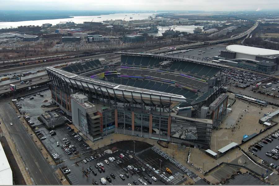 Das Lincoln Financial Field in der Vogelperspektive Das Lincoln Financial Field in der Vogelperspektive