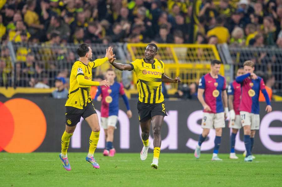 O Dortmund pressionou muito o Barcelona O Dortmund pressionou muito o Barcelona