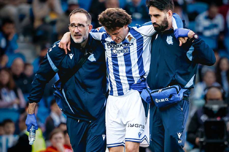 El drama de Álvaro Odriozola: rotura del ligamento cruzado anterior