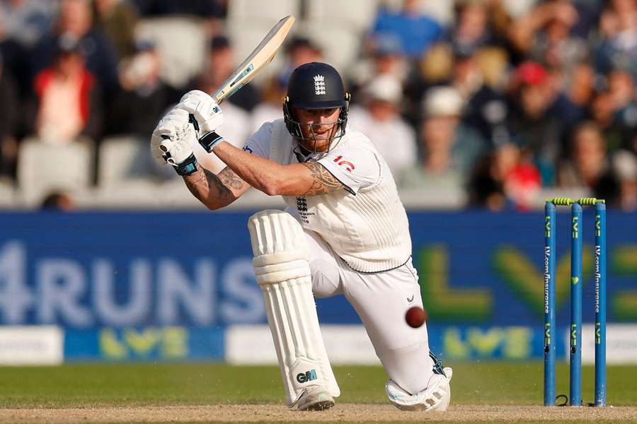 Ben Stokes came in late on day two for England