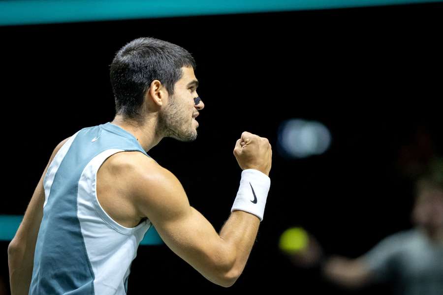 Alcaraz needed three sets to beat his opponent