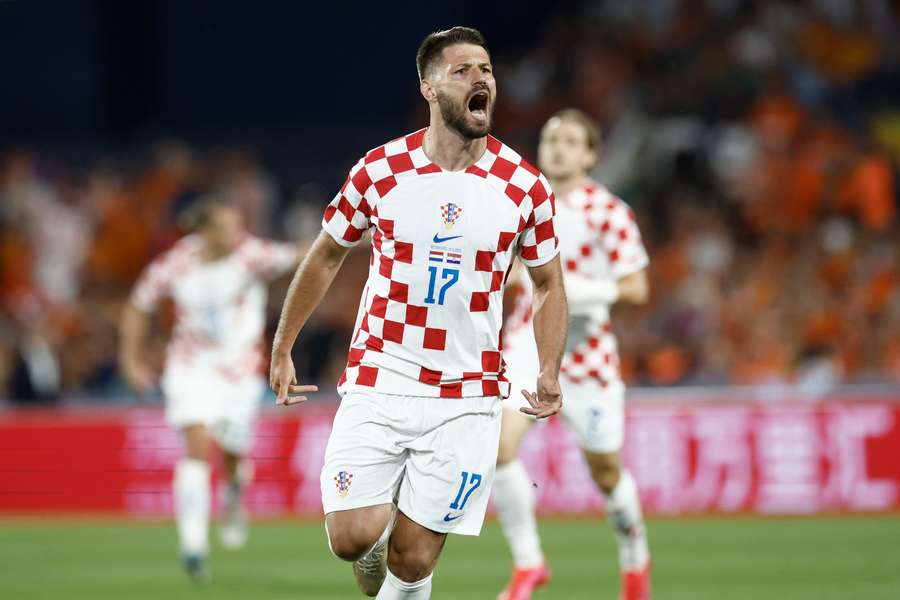 Petkovic celebra el 2-3 para Croacia