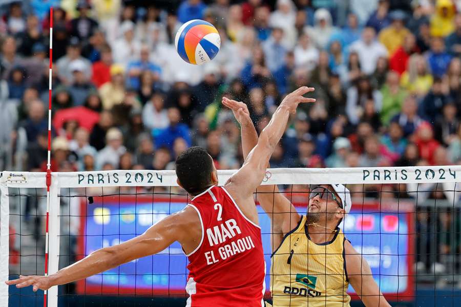 Brasil teve mais trabalho no primeiro set diante dos marroquinos