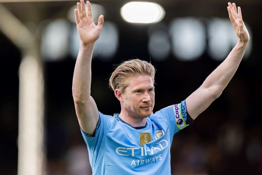 De Bruyne se loučil s Manchesterem City.