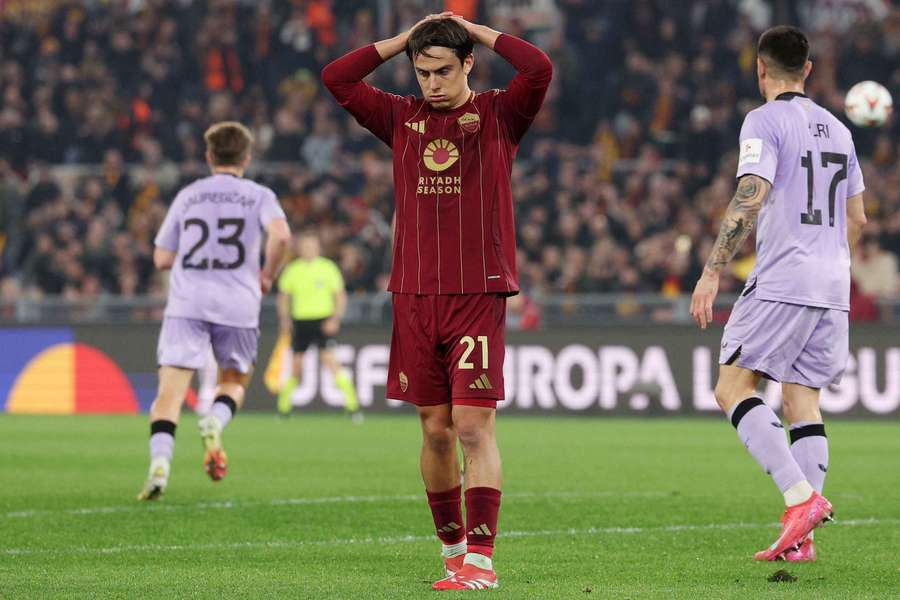AS Roma could be without Paulo Dybala for the rest of the season