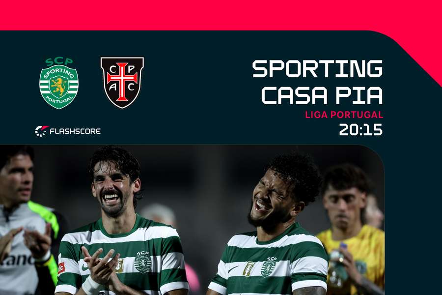 Sporting recebe Casa Pia em Alvalade