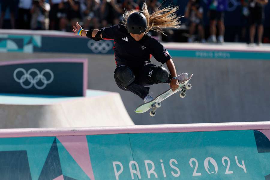 Brown in action in Paris