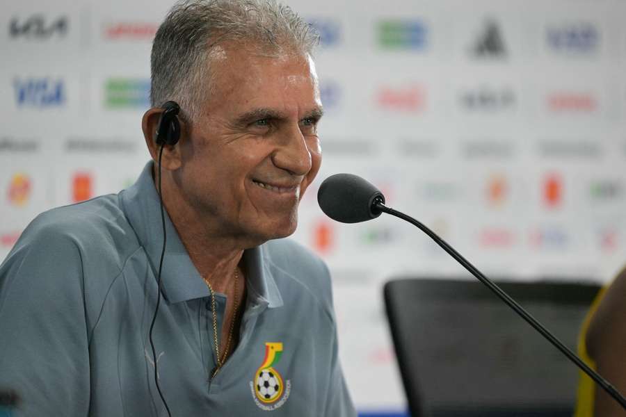 Queiroz speaks to the press